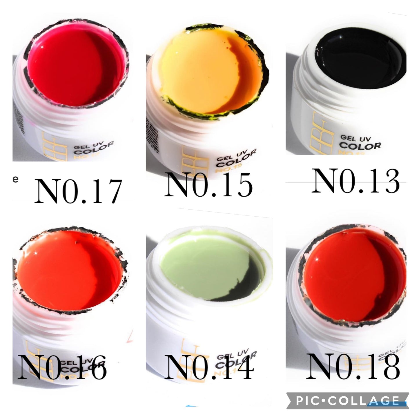 6 gel color